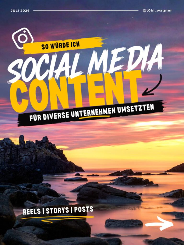 Instagram-Beitrag: Social Media Content für Unternehmen
